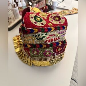 Palestinian coin headpiece for thobe